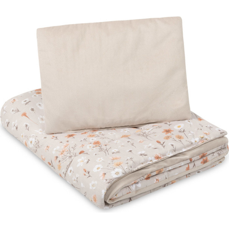 Sensillo COT SET VELVET BLOOM BEIGE