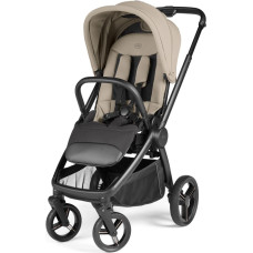 Peg-Perego City Loop Pro VANILLA BLEND pastaigu rati ar apgriežamu sēdekli pilsētai un bezceļiem