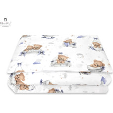 Miminu KIECZMERSKI Pościel C-2 100x135 cm MIMINU DESIGN Misiowe Sny błękit