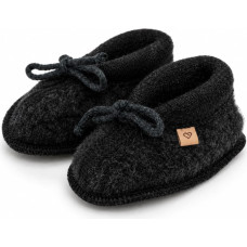 Buciki dziecięce wełniane Nevada 0-6m anthracite