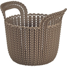 Curver Grozs Knit XS apaļš 3L 23x19x19cm brūns