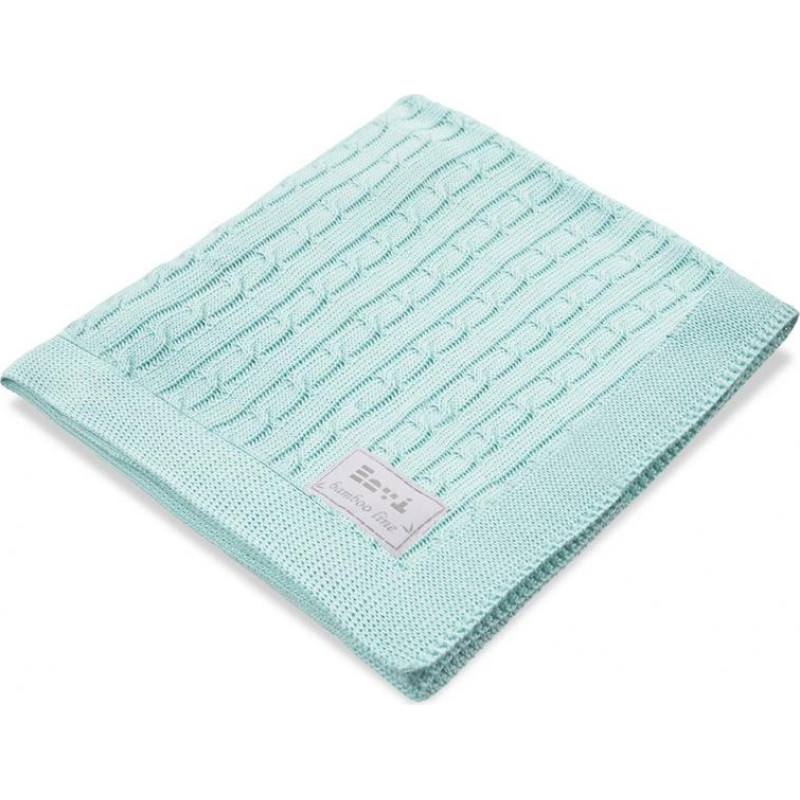 Ubranka EWA 921161 Kocyk bambus mięta warkocz