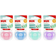 NUK 729139 Smoczek uspokajający silikonowy 0-6m SENSITIVE
