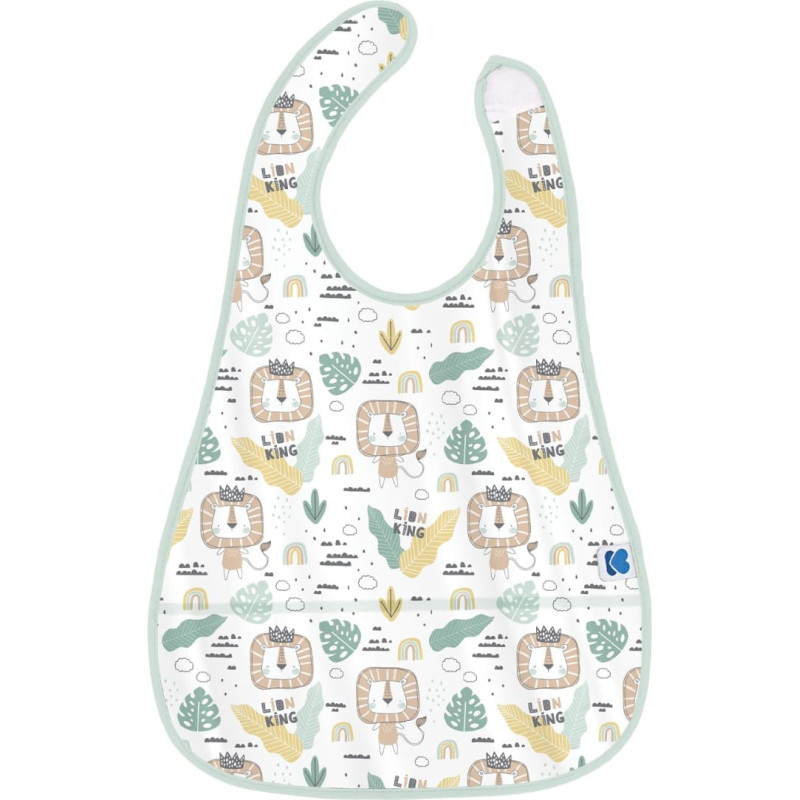 KIKKABOO EVA priekšautiņš ar kabatu Savanna Pattern Mint