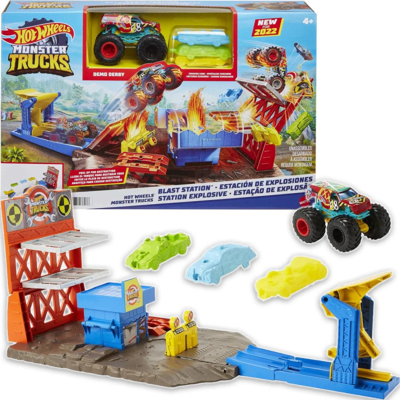 Hot Wheels Monster Trucks Blast Station HFB12