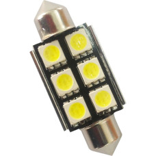 Bottari LED spuldze, 1 gab, C5W 39mm Festoon/Canbus, 6SMD