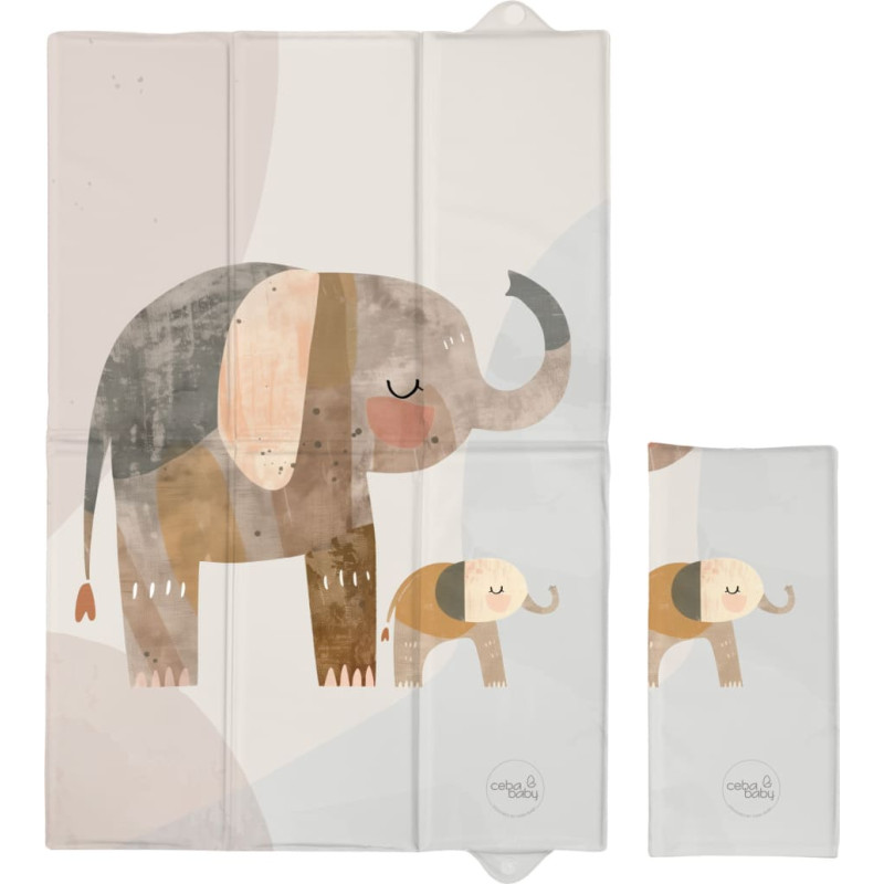 Cebababy CEBA 305-000-781 Składana mata do przewijania 40x60 Basic Elephant Family