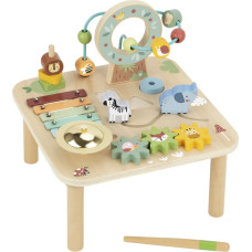 Tooky Toy Drewniany Stolik Aktywności Cymbałki Montessori