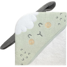 Hooded towel terry 90/90 cm Sleepy Sheep