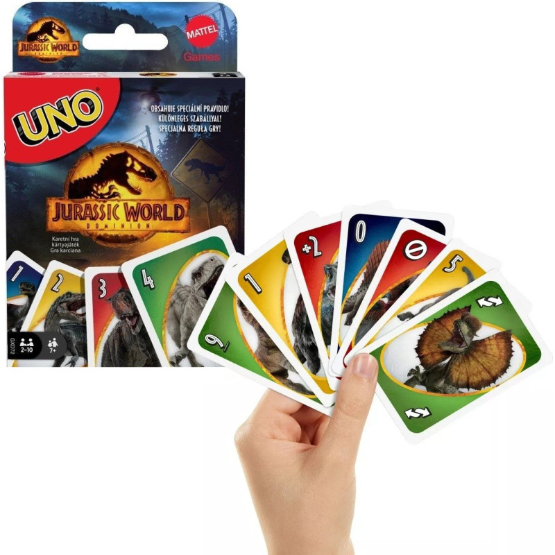 UNO Kārtis Jurassic Park