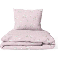 Ankras 2pcs bedding set 35/100 40/60 pink geese