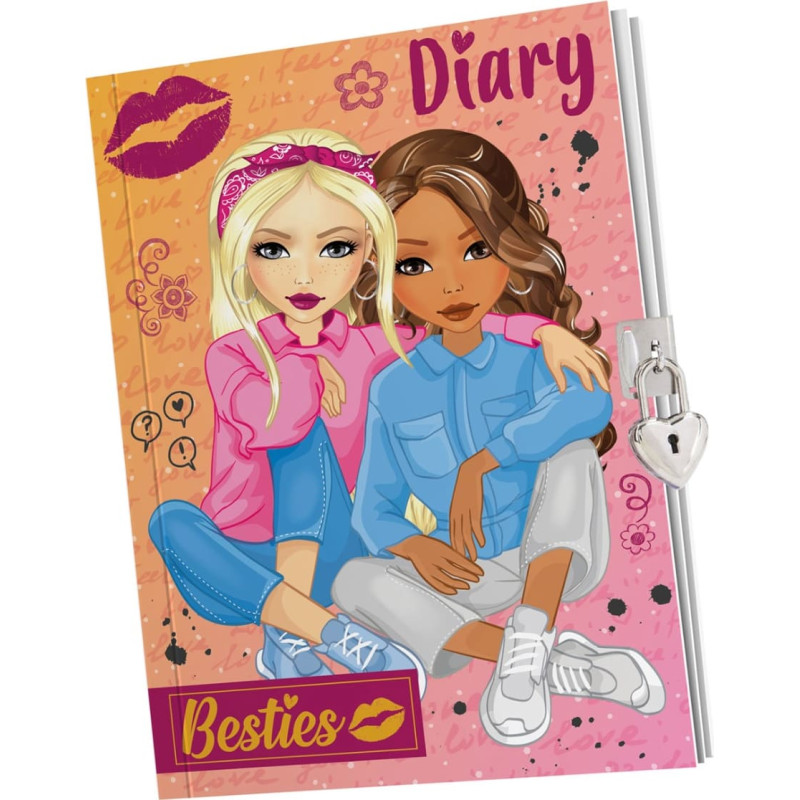 Besties lukuga päevik 60 lehte