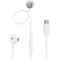 JBL USB-C austiņas, baltas - JBLT305CWHT