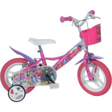 Bimbo Bike Bērnu velosipēds Bimbo Bike 12'' ''BUTTERFLY'', rozā/balts