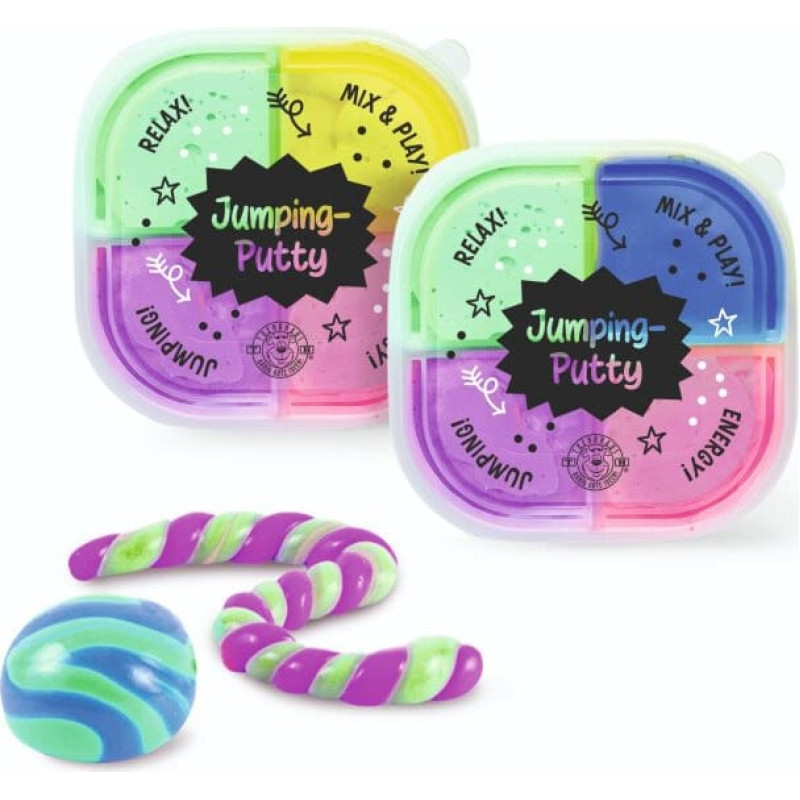 Trendhaus For School Neon - Elastīgā un atlēcošā masa (28 g) (1 gab., 2 dizaini)