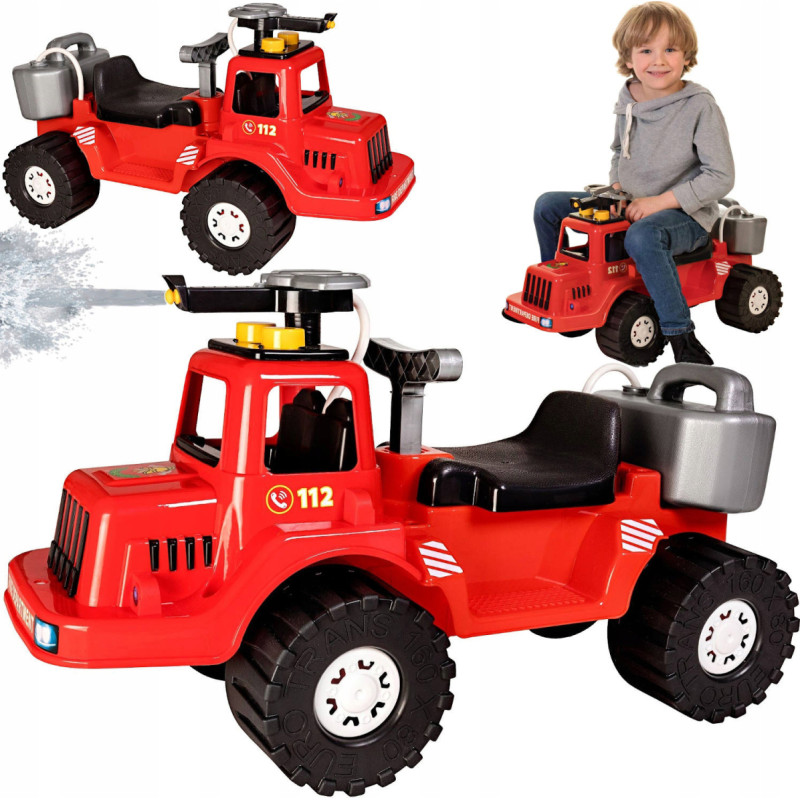 Stumjama mašīna Ugunsdzēsēju auto ar ūdens sūkni