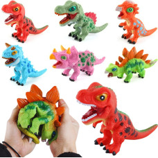 DINOZAURY GUMOWE PISZCZEK 6 WZORÓW