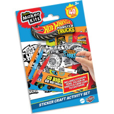 Bladez HOT WHEELS MOSTER TRUCKS uzlīmju aktivitāšu komplekts