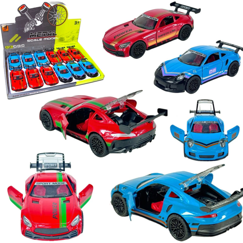 AUTO METALOWE SPORTOWE ŚWIATŁO DŹWIĘK