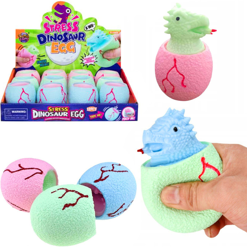 DINOZAUR WYCISKANY Z JAJKA GNIOTEK