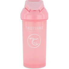 Twistshake Straw Cup 360ml 6+m Pastel Pink 78588