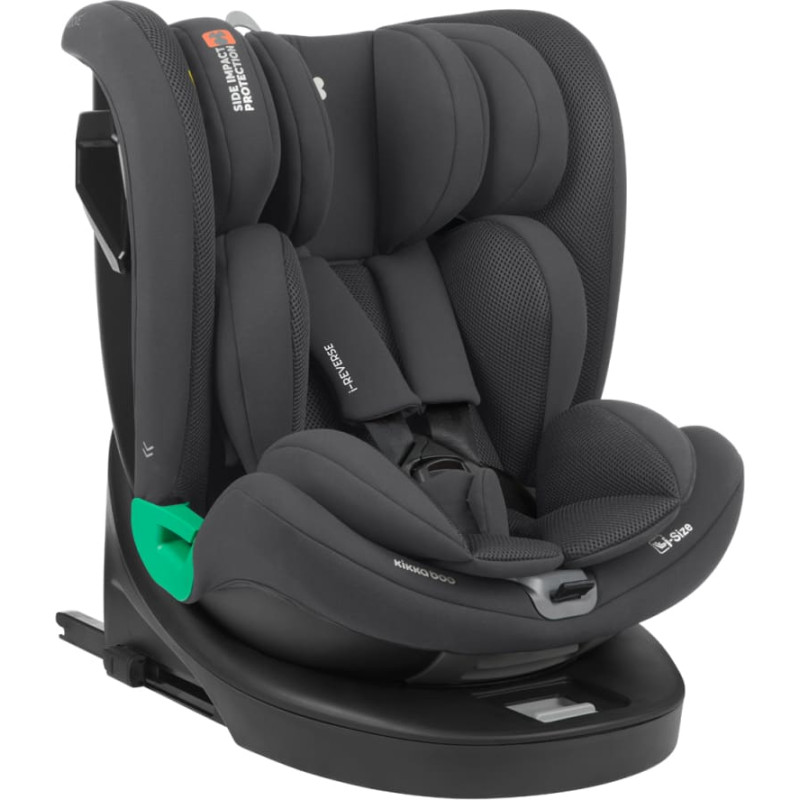 KIKKABOO autosēdeklis 40-150 cm i-Reverse i-SIZE Dark Grey