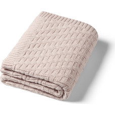 Babyono cotton knitted blanket beige 1647/03