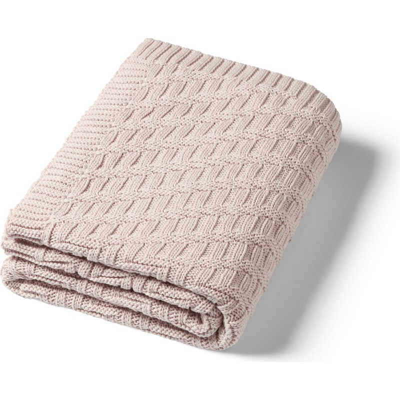 Babyono cotton knitted blanket beige 1647/03