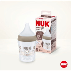 NUK pudelīte PERFECT 150 ml, ar sirsniņām, art. 449973 / 572533 / 10743092
