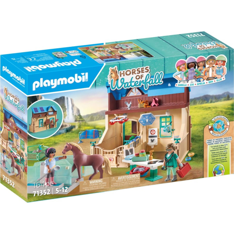 Playmobil WORLD OF HORSES Jā&scaron;anas terapijas un veterinārā prakse 71352