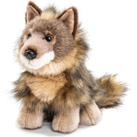 Uni-Toys Plī&scaron;a rotaļlieta Vilks, mazs, 18 cm