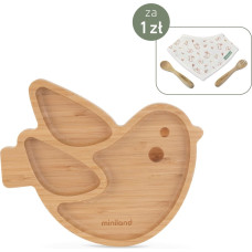 Miniland WOODEN PLATE CHICK FSC 100%