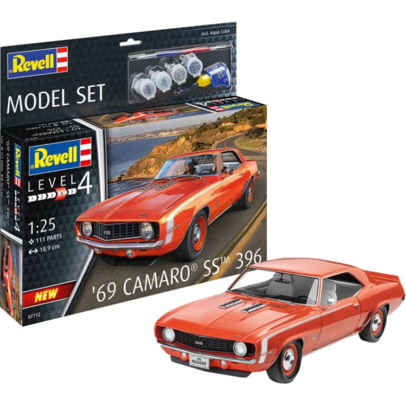 Revell Modeļu komplekts: saliec un krāso '69 Camaro SS
