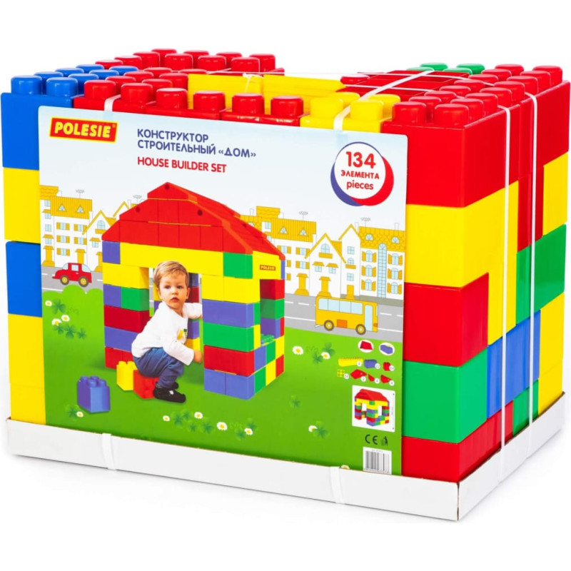 Polesie Konstruktors Celtnieks "Māja", 134 elementi