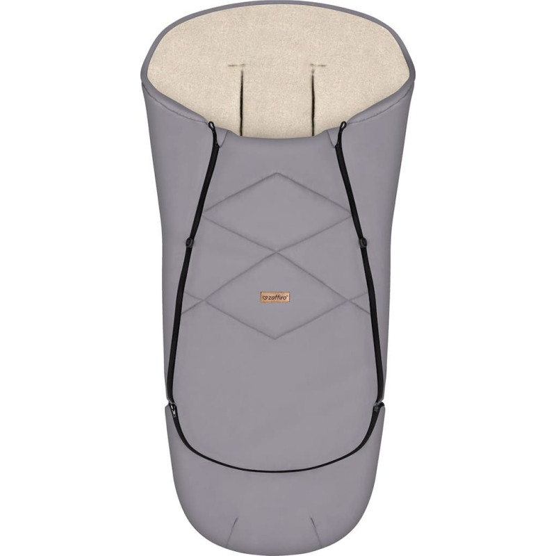 Adjustable footmuff EverGrow Aspen 0-36m steel grey