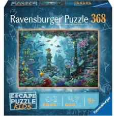 Ravensburger Puzle Escape, 368 detaļas: Zem ūdens