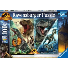 Ravensburger Puzle 100 gab. Juras laikmeta pasaule: Kundzība