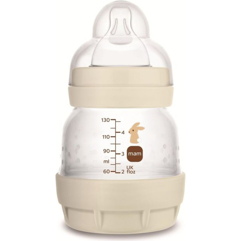 Mam Baby 5861 ANTICOLIC BOTTLE PERFECT START 130ML GROUNDING IN NATURE BEIGE
