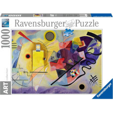 Ravensburger Puzle 1000 Kandinskis: Dzeltens, sarkans, zils