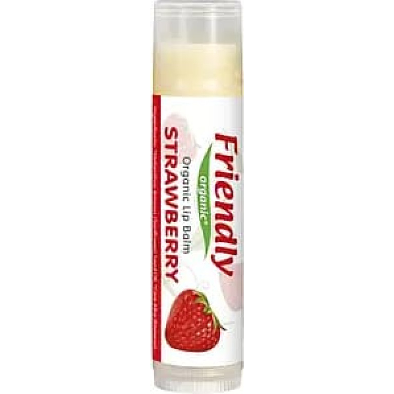 Friendly Organic Lūpu balzams Strawberry, 4,25 g