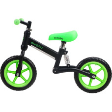 Bimbo Bike Bērnu līdzsvara velosipēds 12" "ANTI-SHOCK RUNNER", zaļ&scaron;/melns