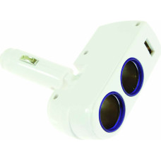 Bottari Dubultā piepīpē&scaron;anas ligzda +1USB portu 1AMP "WALLY"