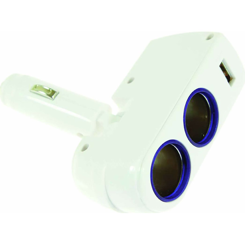 Bottari Dubultā piepīpē&scaron;anas ligzda +1USB portu 1AMP "WALLY"