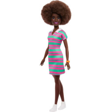Barbie Fashionistas&reg; lelle &ndash; svītraina polo kleita (petite)