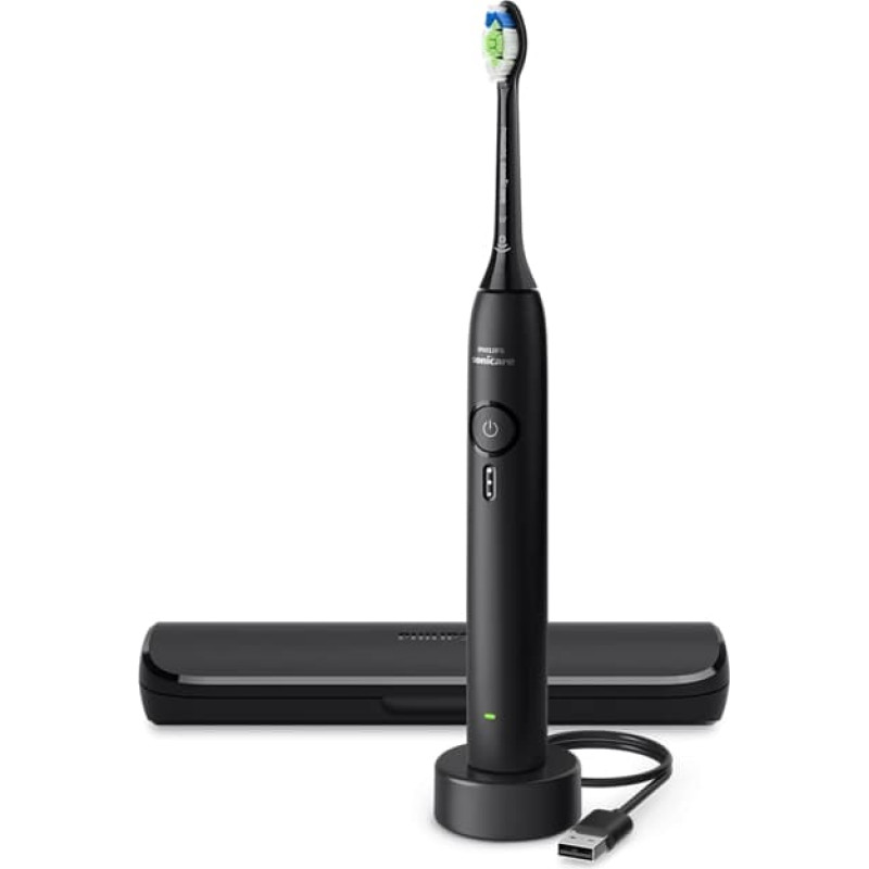 Philips 3100 Sonicare elektriskā zobu birste, melna - HX4033/32