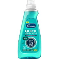Dr.beckmann &Scaron;ķidrais veļas mazgā&scaron;anas līdzeklis Quick Power Wash Odour Protect Sport 800ml