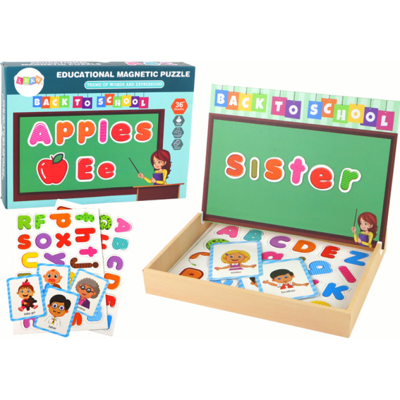 Lean- Izglītojo&scaron;u puzļu komplekts ar tāfeli 52509