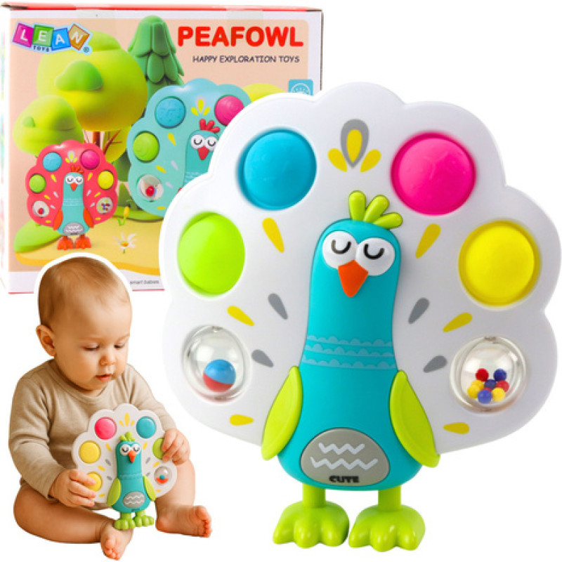 Lean- Interaktīvais pāvs  POP IT 85249