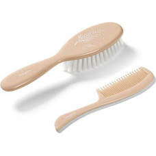 Babyono 569/05 BRUSH + COMB SUPER SOFT BRISTLES BEIGE