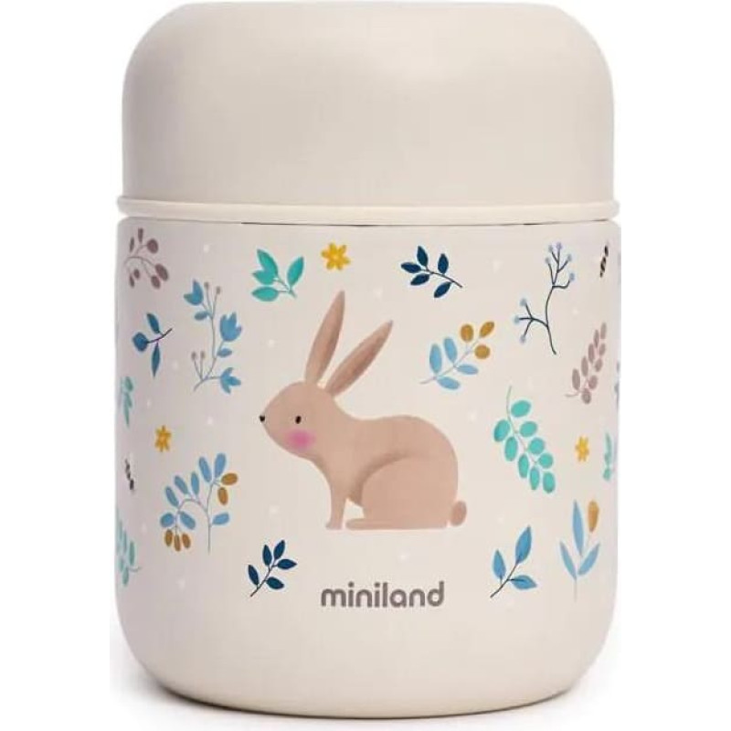 Miniland ēdiena termoss 280ml, Thermy Mini Rabbit Rabbit